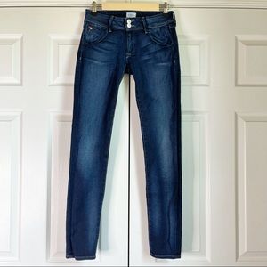 Hudson Skinny Jeans Dark Wash Low Rise